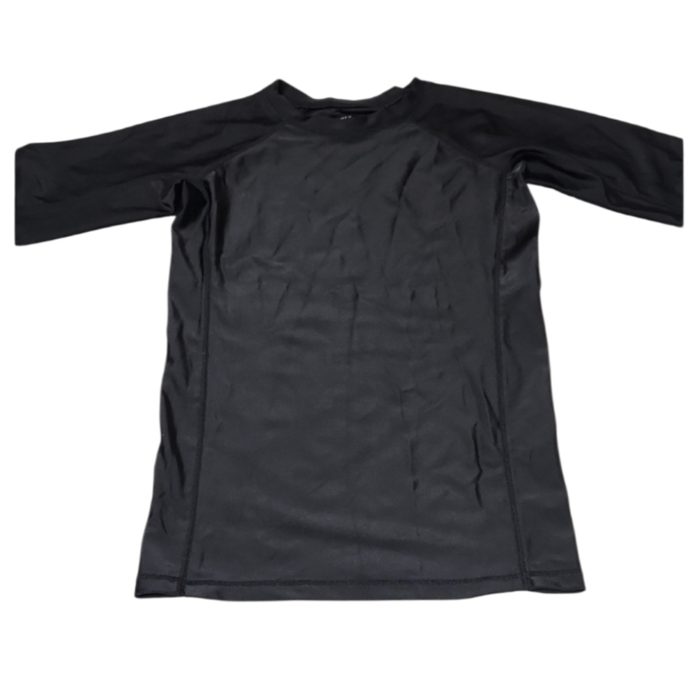 Black Spandex Rash Guard Arizona Jean Company  Boys Lg 14/16